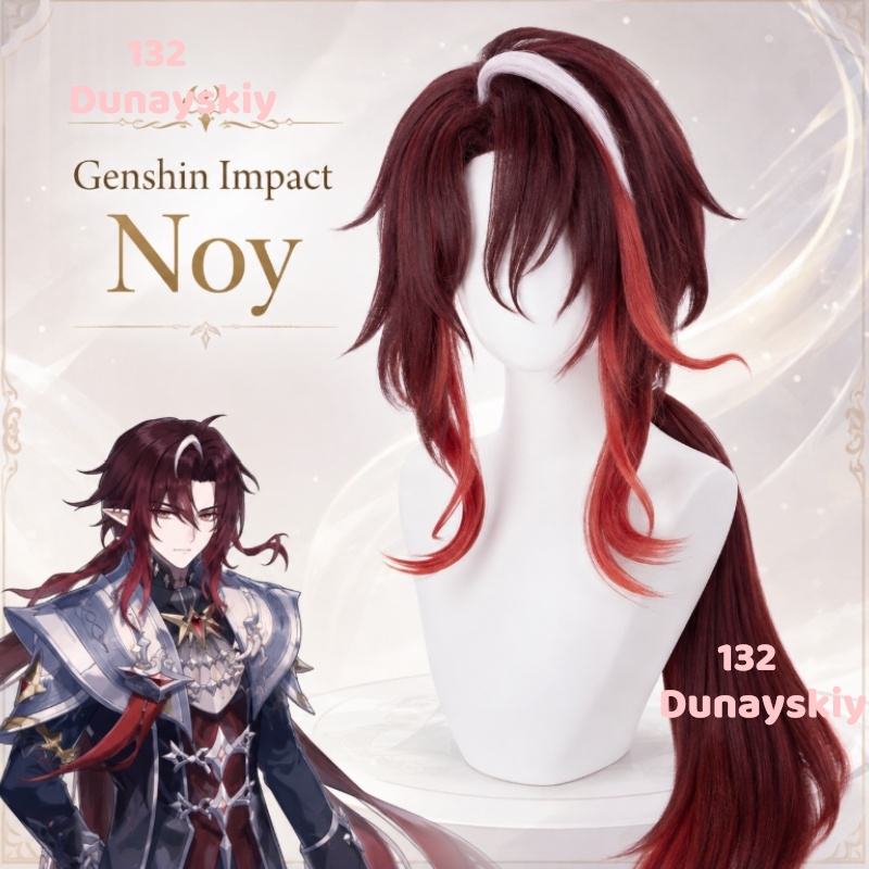 Anime Cosplay Wig Heat Resistant - Perruque de cosplay Genshin Impact Noy