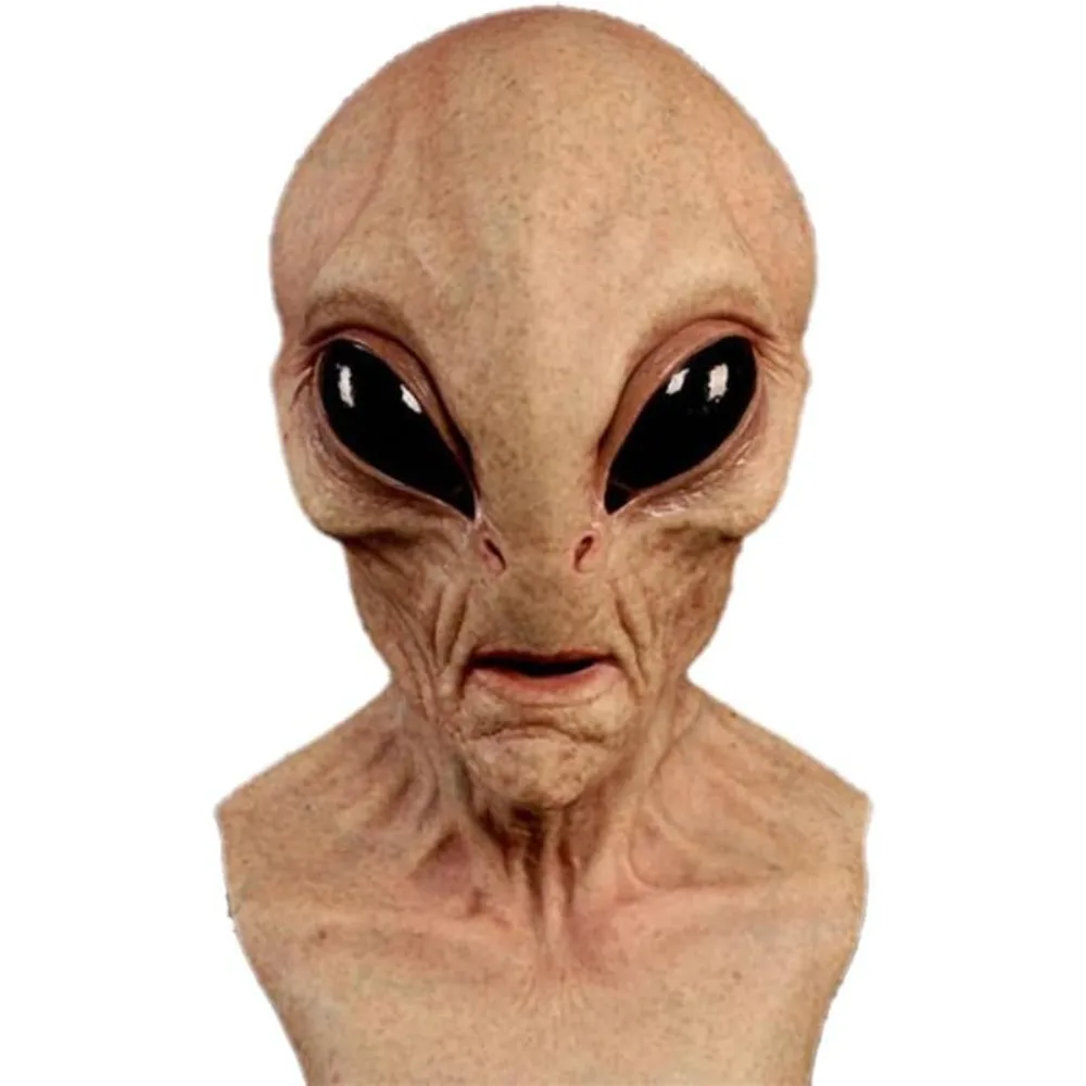 Latex Alien Mask Realistic - Masque de Dinosaure Réaliste Effrayant en