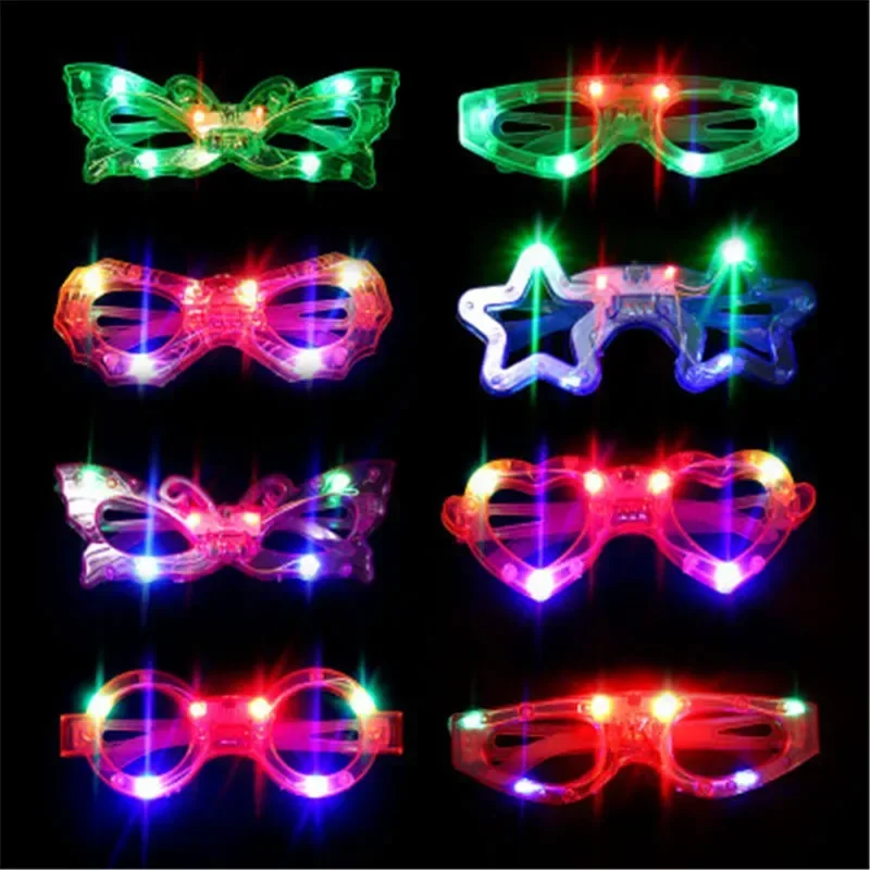 20 paires de lunettes lumineus - Glow In The Dark Party Glasses avis et prix