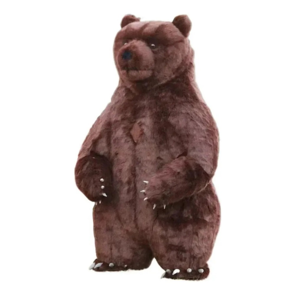 Costume de mascotte d'ours bru - Costumes avis et prix