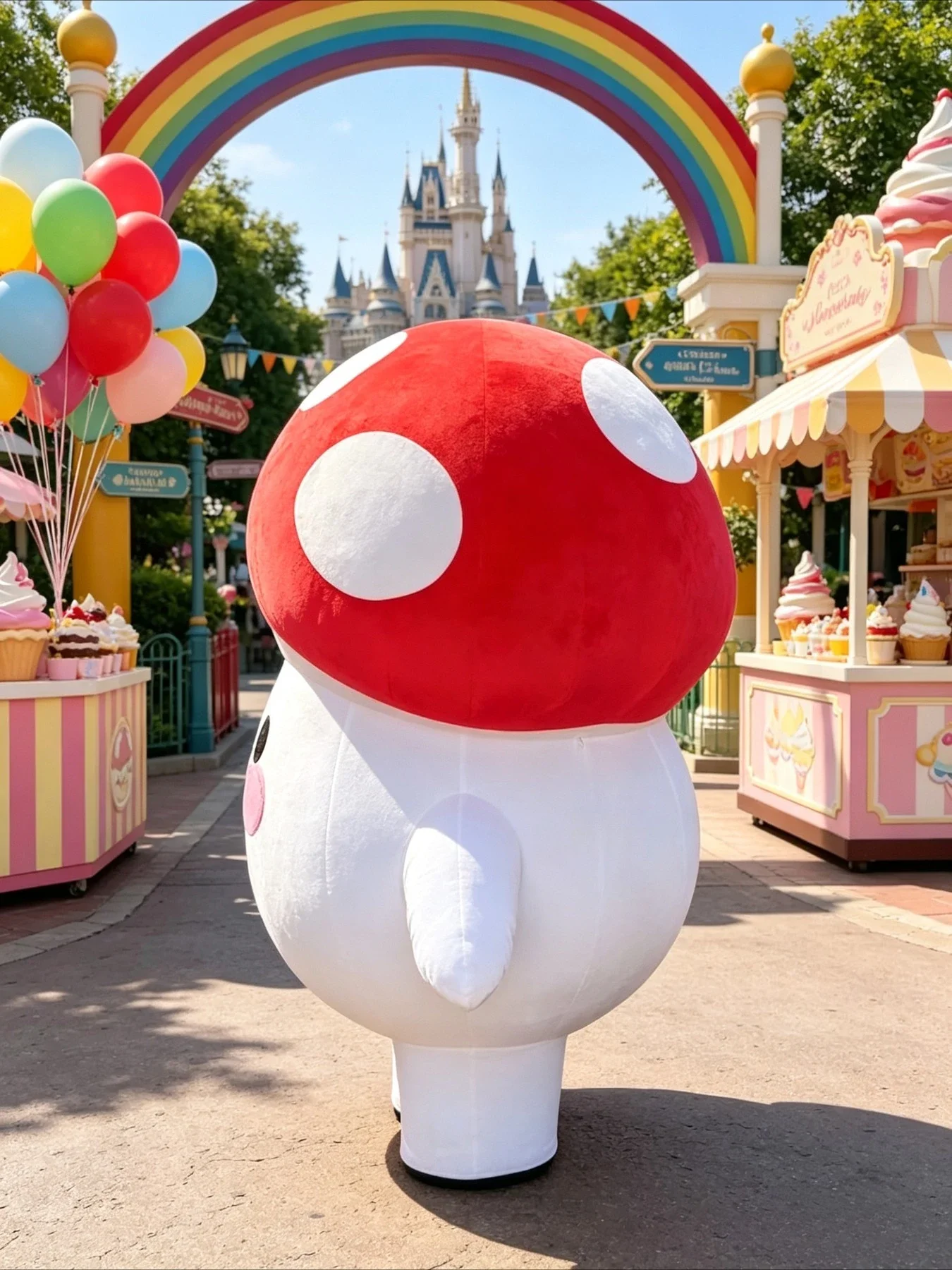 Costume de mascotte de champig - Costumes avis et prix