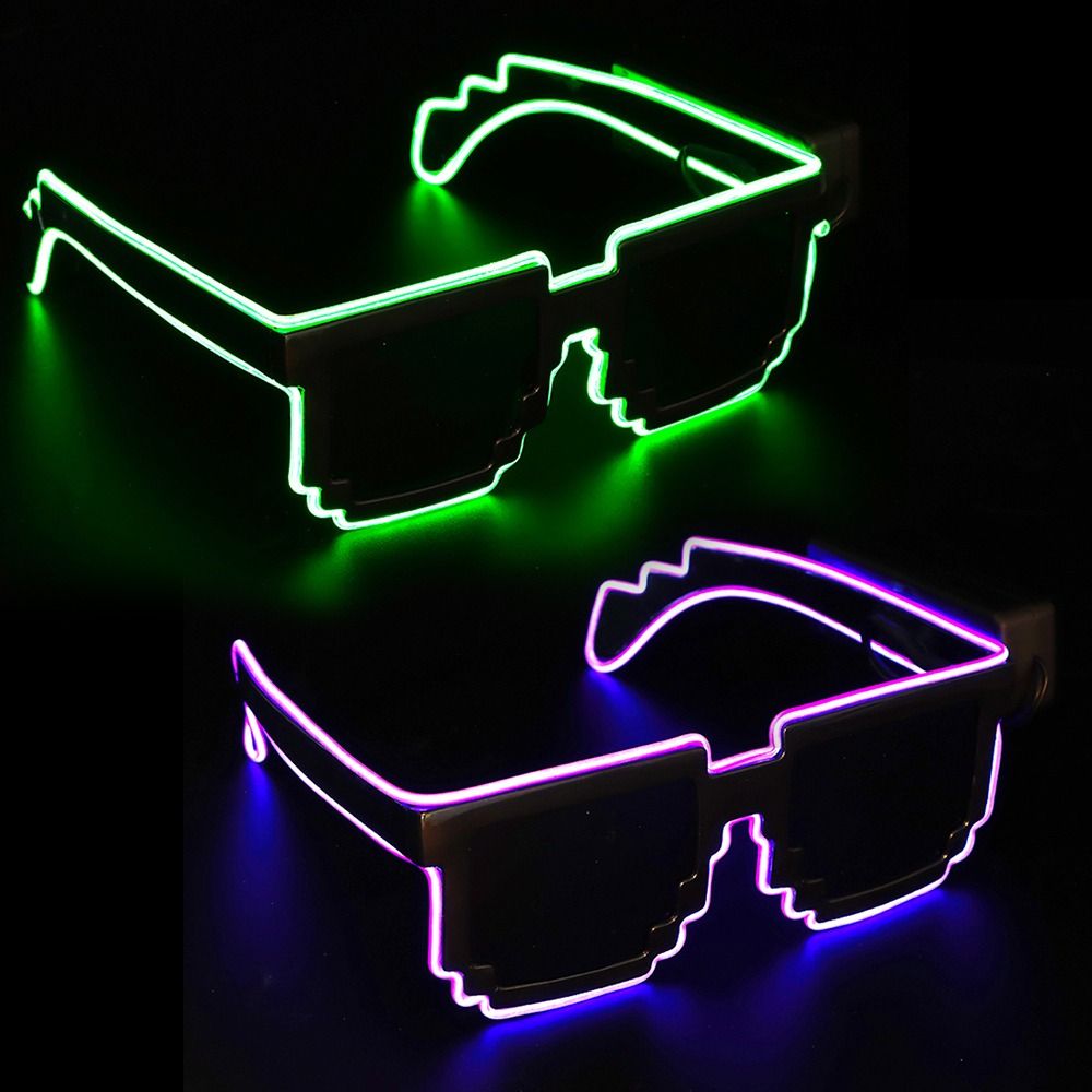 Lunettes lumineuses LED sans f - Glow In The Dark Party Glasses avis et prix
