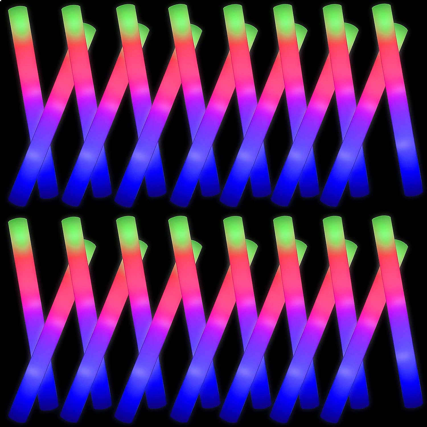 Bâtons lumineux en mousse LED, - Flashing Led Foam Sticks Party avis et prix